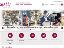 Tablet Screenshot of metis-consulting.com
